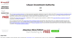 Desktop Screenshot of libyaninvestmentauthority.com