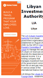 Mobile Screenshot of libyaninvestmentauthority.com